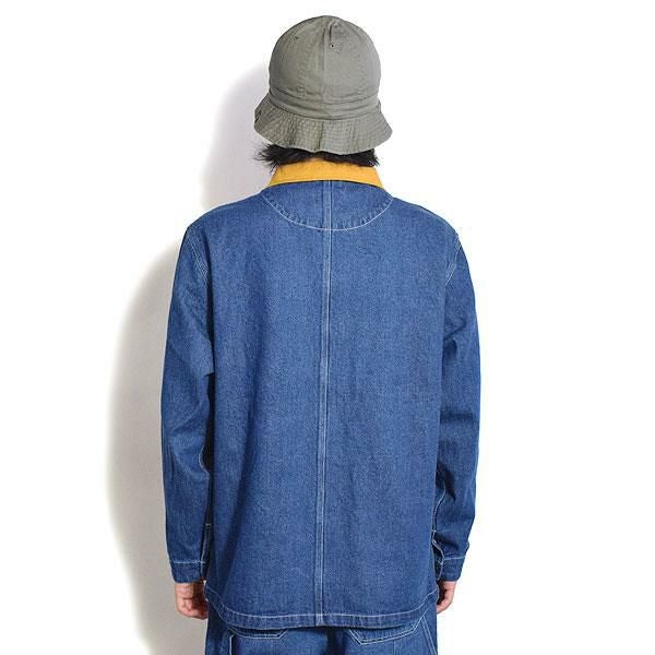 BIG MIKE ビッグマイク DUCK COLLAR DENIM COVERALL -L.INDIGO-