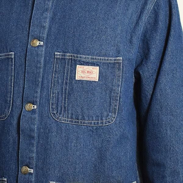 BIG MIKE ビッグマイク DUCK COLLAR DENIM COVERALL -L.INDIGO-