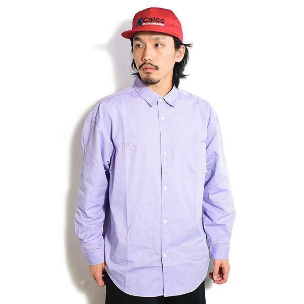 CALEE キャリー OXFORD OVER SILHOUETTE L/S SH