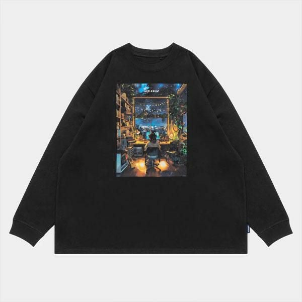 APPLEBUM アップルバム “Perfect Midnight” L/S T-shirt 12oz
