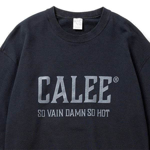 CALEE キャリー CALEE NATIONAL LOGO CREW NECK SW