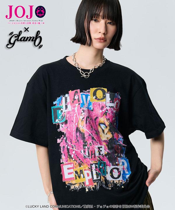 glamb×ジョジョの奇妙な冒険 黄金の風 glamb グラム Diavolo T-shirt
