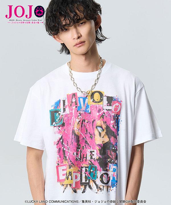 glamb×ジョジョの奇妙な冒険 黄金の風 glamb グラム Diavolo T-shirt