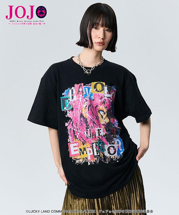 glamb×ジョジョの奇妙な冒険 黄金の風 glamb グラム Diavolo T-shirt