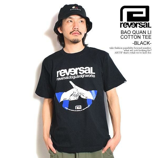 reversal リバーサル BAO QUAN LI COTTON TEE -BLACK- | ARTIF reversal リバーサル BAO QUAN LI COTTON TEE -BLACK- | ARTIF