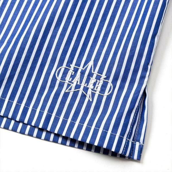 CALEE キャリー STRIPE BOX L/S SH