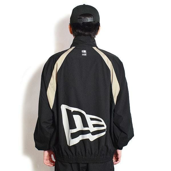 CALEE キャリー × NEWERA CALEE LOGO OVERSIZED PIPING TRACK JACKET