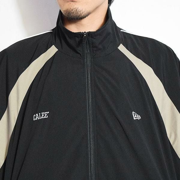 CALEE キャリー × NEWERA CALEE LOGO OVERSIZED PIPING TRACK JACKET