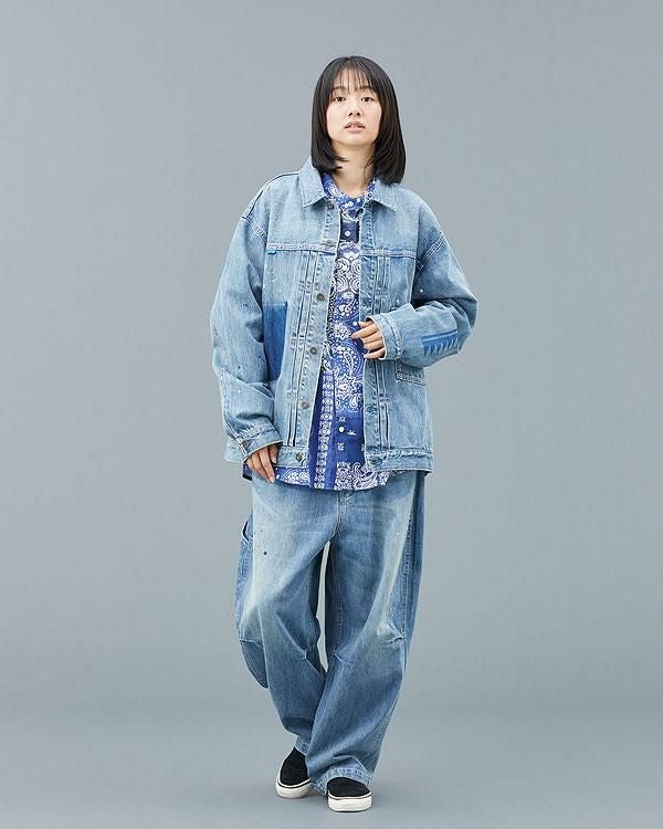 LIBERAIDERS TRIBAL DENIM JACKET XLサイズ Liberaiders リベレイダース TRIBAL DENIM JACKET HW | ARTIF