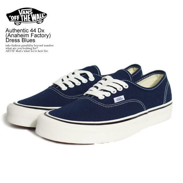 VANS バンズ Authentic 44 Dx (Anaheim Factory) Dress Blues