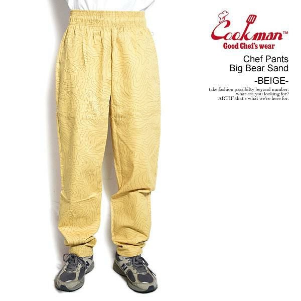 パンツ bigbear COOKMAN クックマン Chef Pants Big Bear Sand -BEIGE- | ARTIF