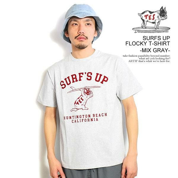 ザ・エンドレス・サマー XL TES Endless Summer XL The Endless Summer エンドレスサマー TES SURFS UP FLOCKY T-SHIRT