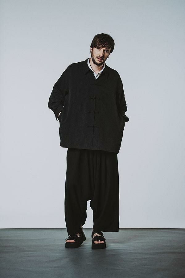 NO ID. BLACK ノーアイディー チャイナBIGシャツJKT NO ID. BLACK ノーアイディー チャイナBIGシャツJKT