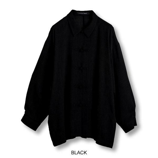 NO ID. BLACK ノーアイディー チャイナBIGシャツJKT