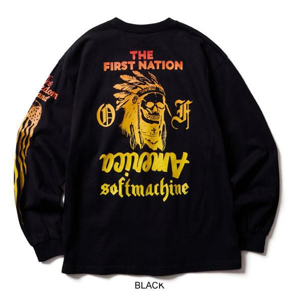 SOFTMACHINE ソフトマシーン NATION L/S(L/S T-SHIRTS)