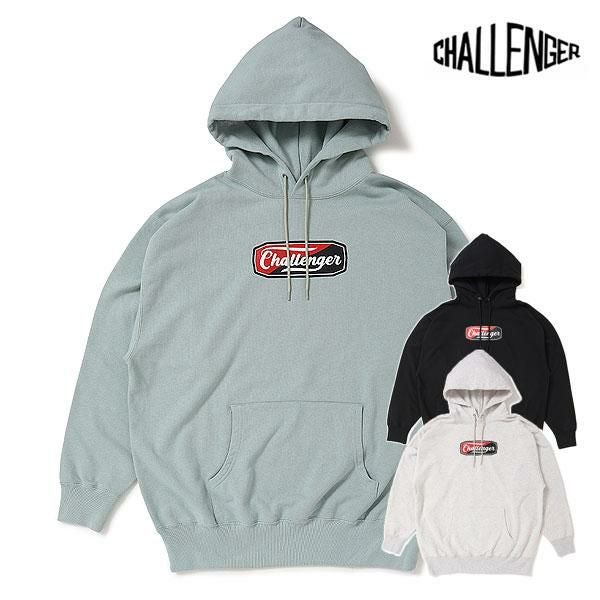 CHALLENGER チャレンジャー TWO TONE LOGO HOODIE