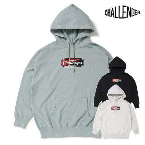 CHALLENGER チャレンジャー TWO TONE LOGO HOODIE