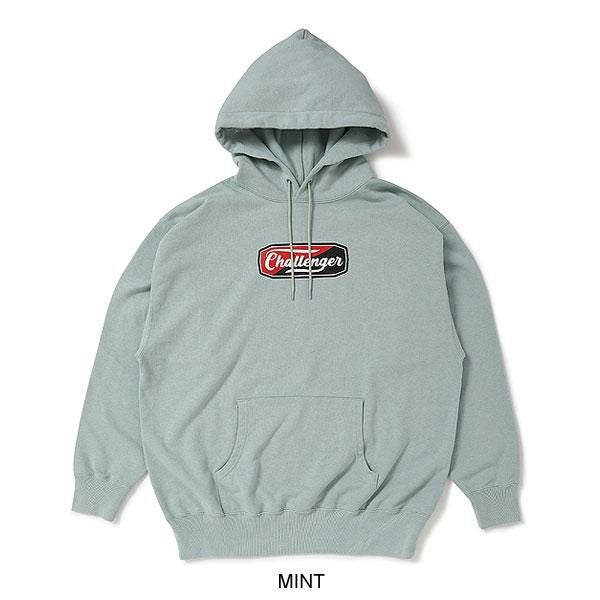 CHALLENGER チャレンジャー TWO TONE LOGO HOODIE