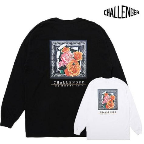 CHALLENGER チャレンジャー L/S ROSE BANDANA TEE