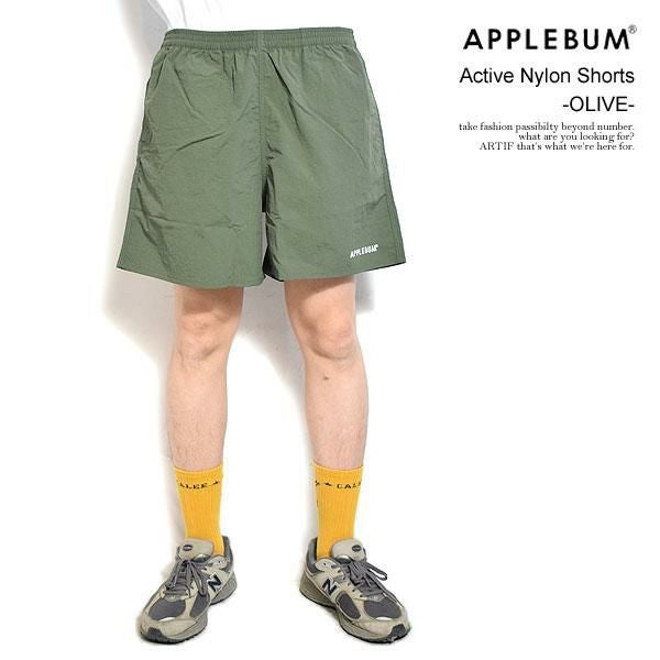 APPLEBUM アップルバム Active Nylon Shorts -OLIVE-