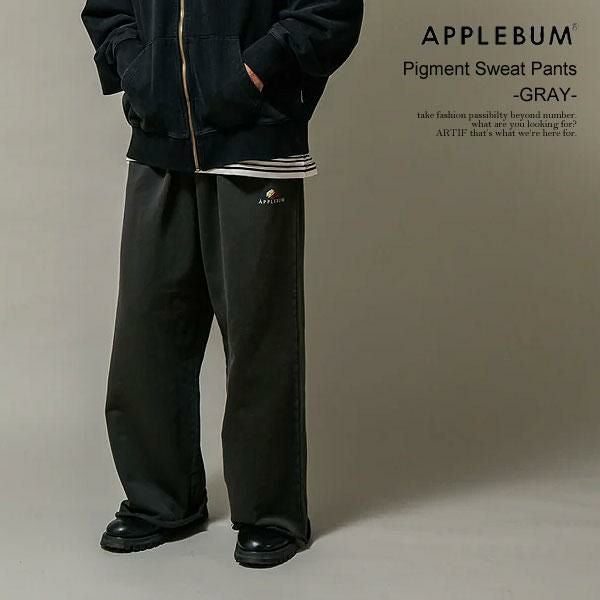APPLEBUM アップルバム Pigment Sweat Pants -GRAY-