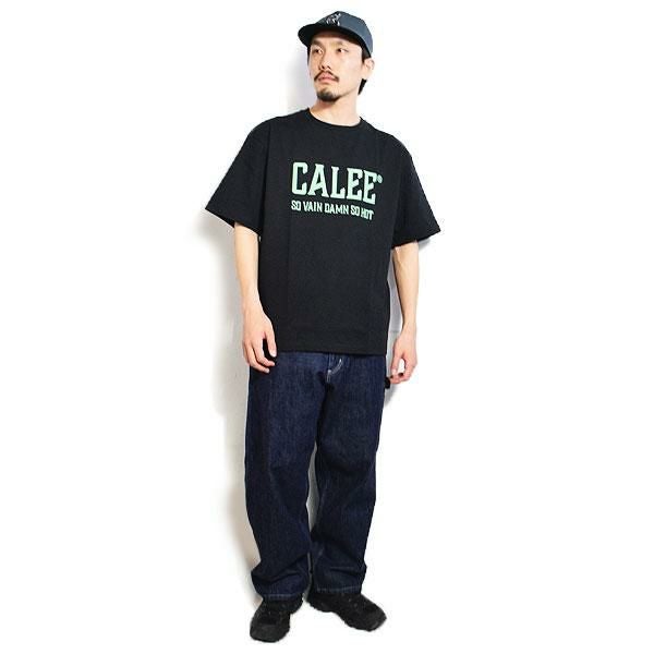 CALEE キャリー VINTAGE TYPE CALEE NATIONAL LOGO S/S TEE
