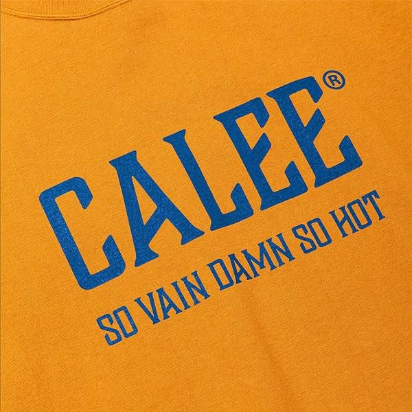 CALEE キャリー VINTAGE TYPE CALEE NATIONAL LOGO S/S TEE