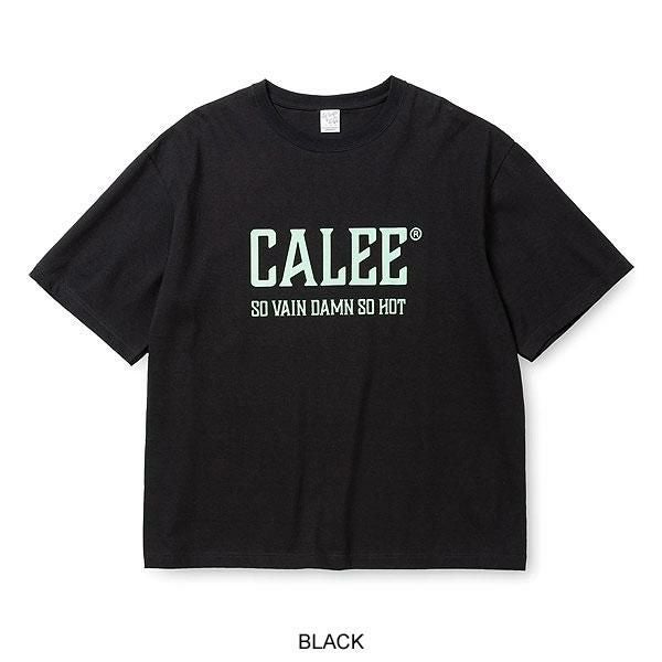 CALEE キャリー VINTAGE TYPE CALEE NATIONAL LOGO S/S TEE