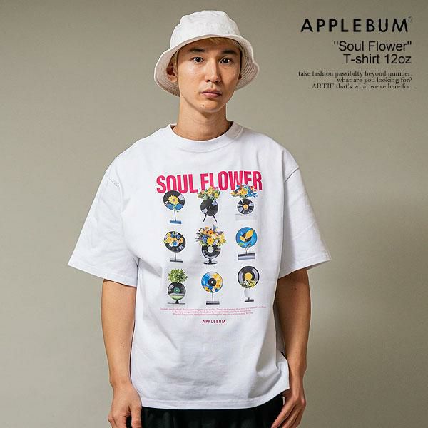 APPLEBUM アップルバム “Soul Flower” T-shirt 12oz