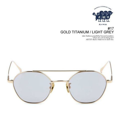 OWN オウン #17 GOLD TITANIUM / LIGHT GREY