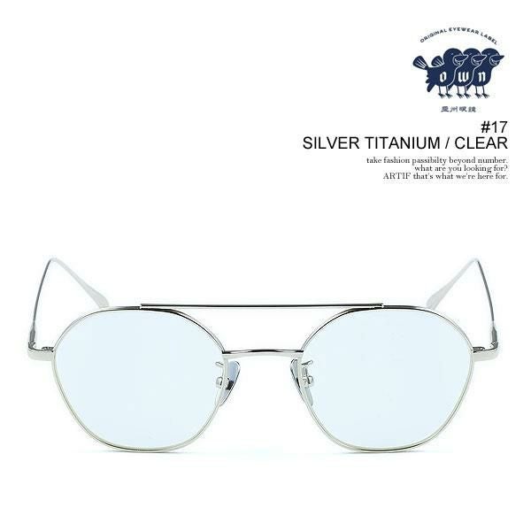 OWN オウン #17 SILVER TITANIUM / CLEAR