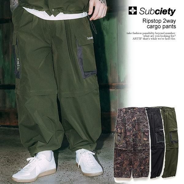 パンツ sebasu SUBCIETY サブサエティ Ripstop 2way cargo pants