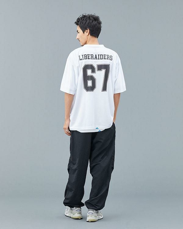 Liberaiders フットボールTシャツ BK メッシュ L 未使用 Liberaiders リベレイダース LIBERAIDERS FOOTBALL TEE | ARTIF