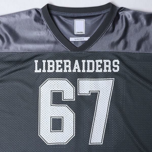 Liberaiders フットボールTシャツ BK メッシュ L 未使用 Liberaiders リベレイダース LIBERAIDERS FOOTBALL TEE | ARTIF