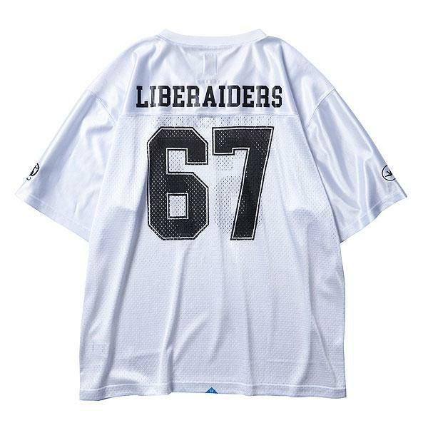 Liberaiders フットボールTシャツ BK メッシュ L 未使用 Liberaiders リベレイダース LIBERAIDERS FOOTBALL TEE | ARTIF