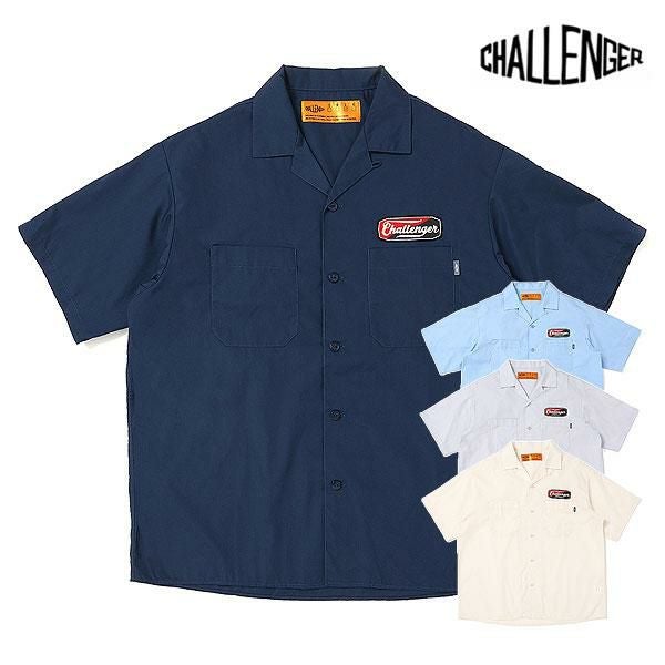 CHALLENGER チャレンジャー S/S PATCHED WORK SHIRT