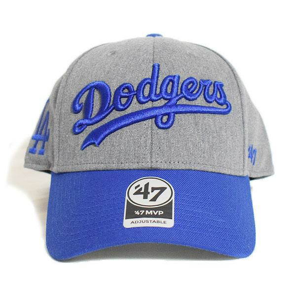 47 フォーティーセブン Dodgers Granite Script '47 MVP Charcoal × Royal