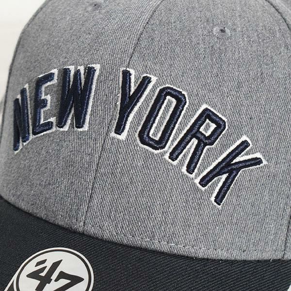 47 フォーティーセブン Yankees Granite Script '47 MVP Charcoal × Navy