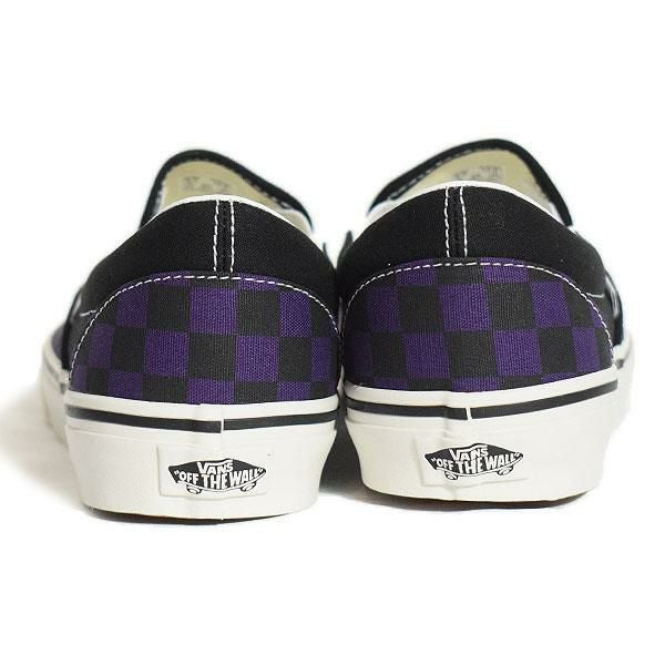 VANS ヴァンズ Classic Slip-On Pop Check Grape