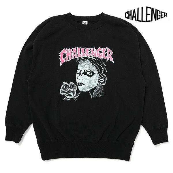 CHALLENGER チャレンジャー PUNK GIRL C/N SWEAT