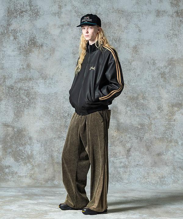 glamb グラム Synth Leather Track Jacket