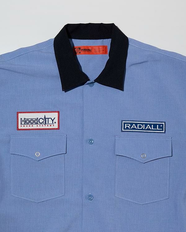 RADIALL ラディアル LOWLANE - REGULAR COLLARED SHIRT S/S