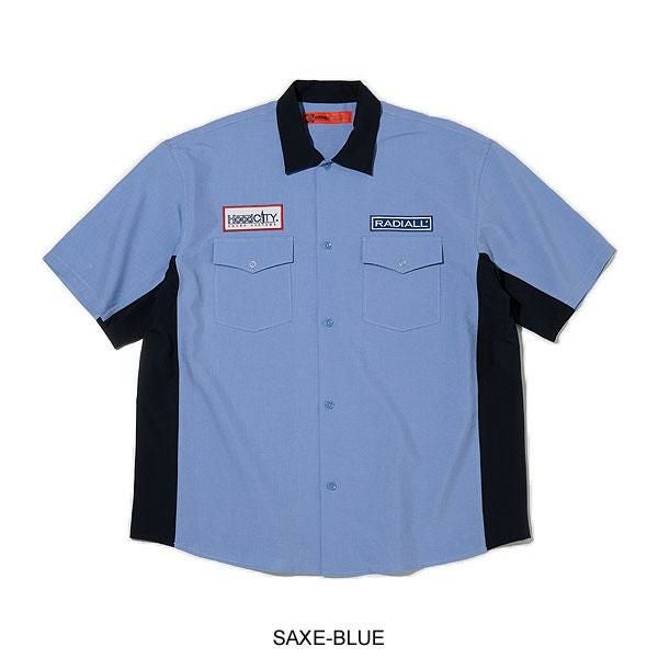 RADIALL ラディアル LOWLANE - REGULAR COLLARED SHIRT S/S