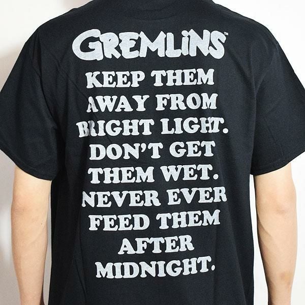 GREMLINS グレムリン GREMLINS TEE 01 -BLACK-