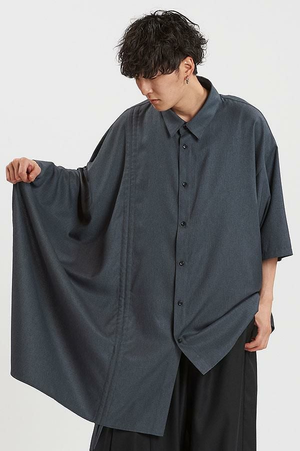 NO ID. BLACK ノーアイディー アシンメトリーポンチョSH NO ID. BLACK ノーアイディー アシンメトリーポンチョSH