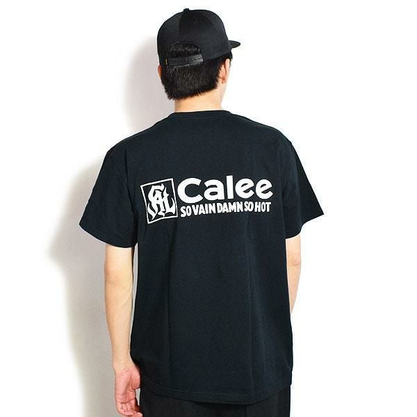 専用calee キャリー　トップス CALEE キャリー STRETCH CAL NT LOGO TEE -NATURALLY PAINT DESIGN-