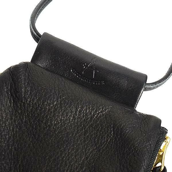 GROOVER LEATHER グルーバーレザー スマホショルダーポーチ -BLACK-