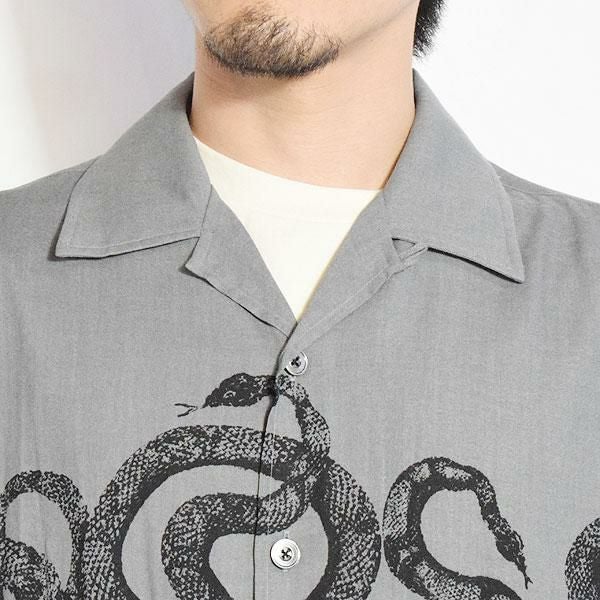 CALEE キャリー 5 SLEEVES DROP SHOULDER SH -SNAKE PATTERN-