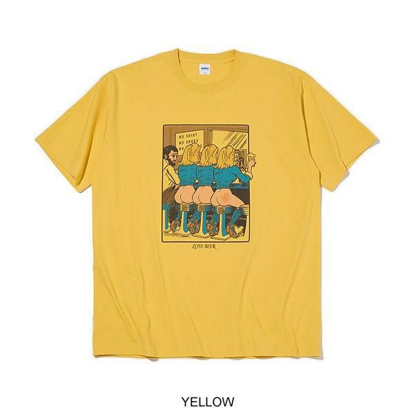 RADIALL ラディアル LOVE BEER - CREW NECK T-SHIRT S/S