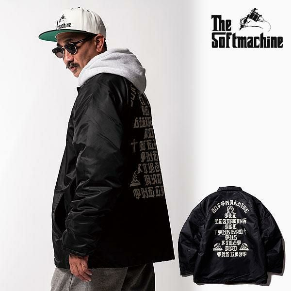 ↓SM ナイロンコーチジャケット BEIGE L 未使用 タグ付 ソフトマシーン 